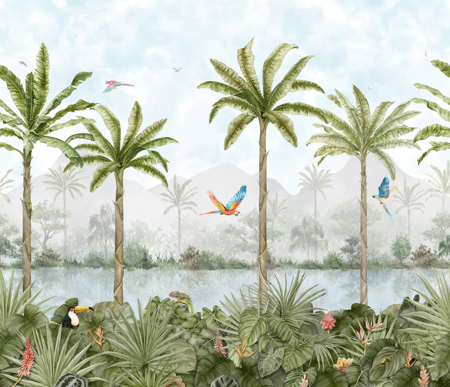 Tropical Oasis Panel