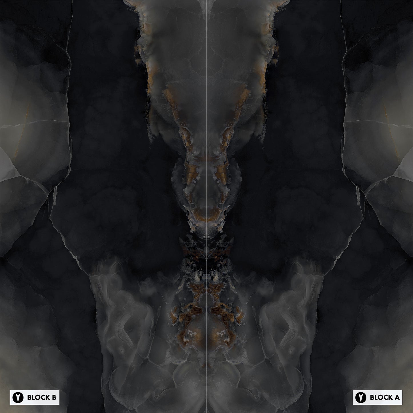 Onici Onyx Black Bookmatched (Full Lappato)