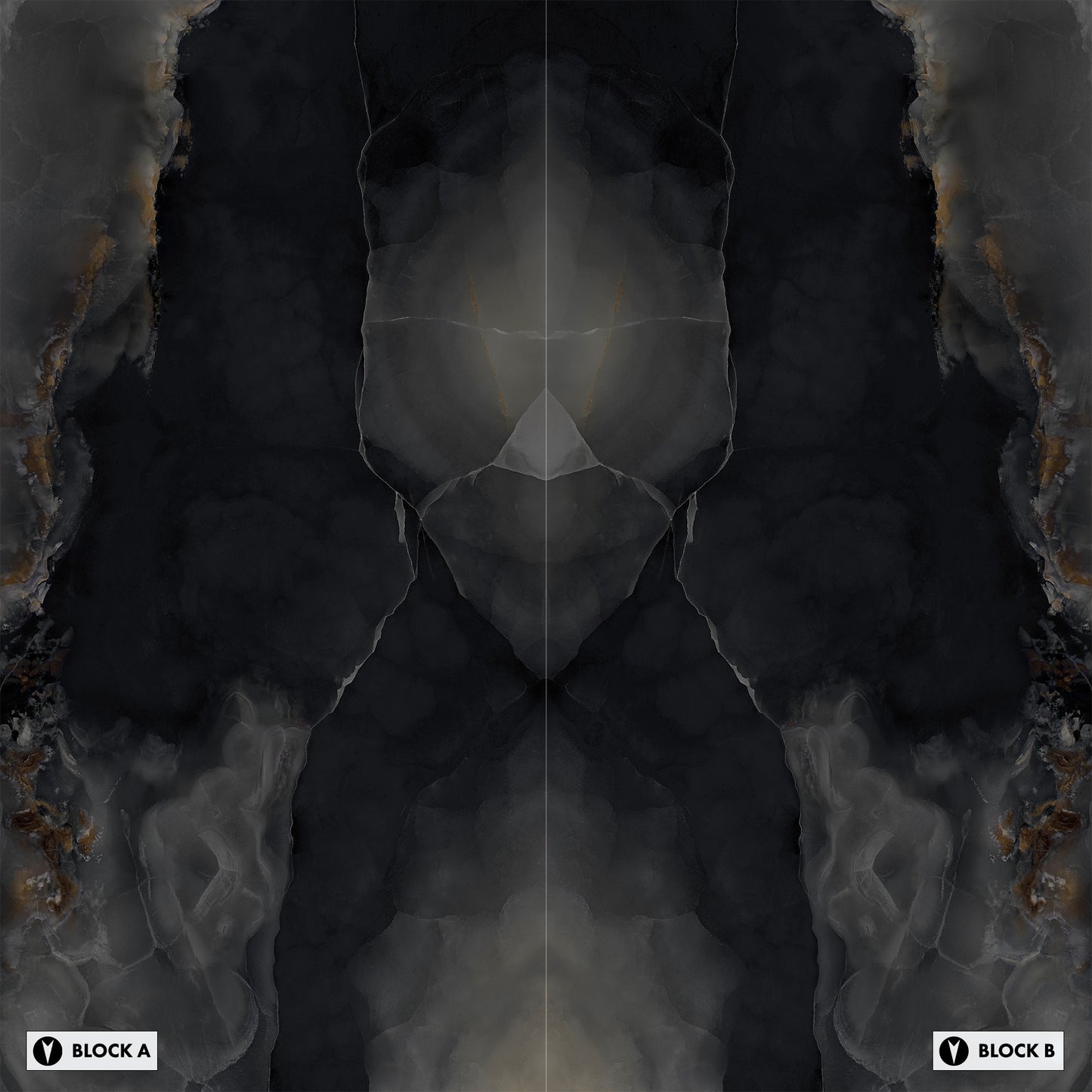 Onici Onyx Black Bookmatched (Full Lappato)