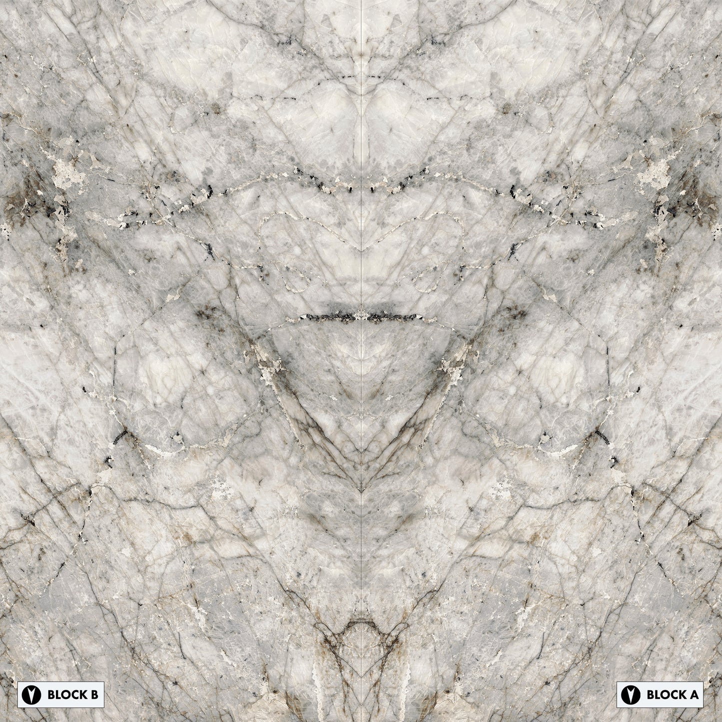 Marmi Laguna Blanca Bookmatched (Full Lappato)