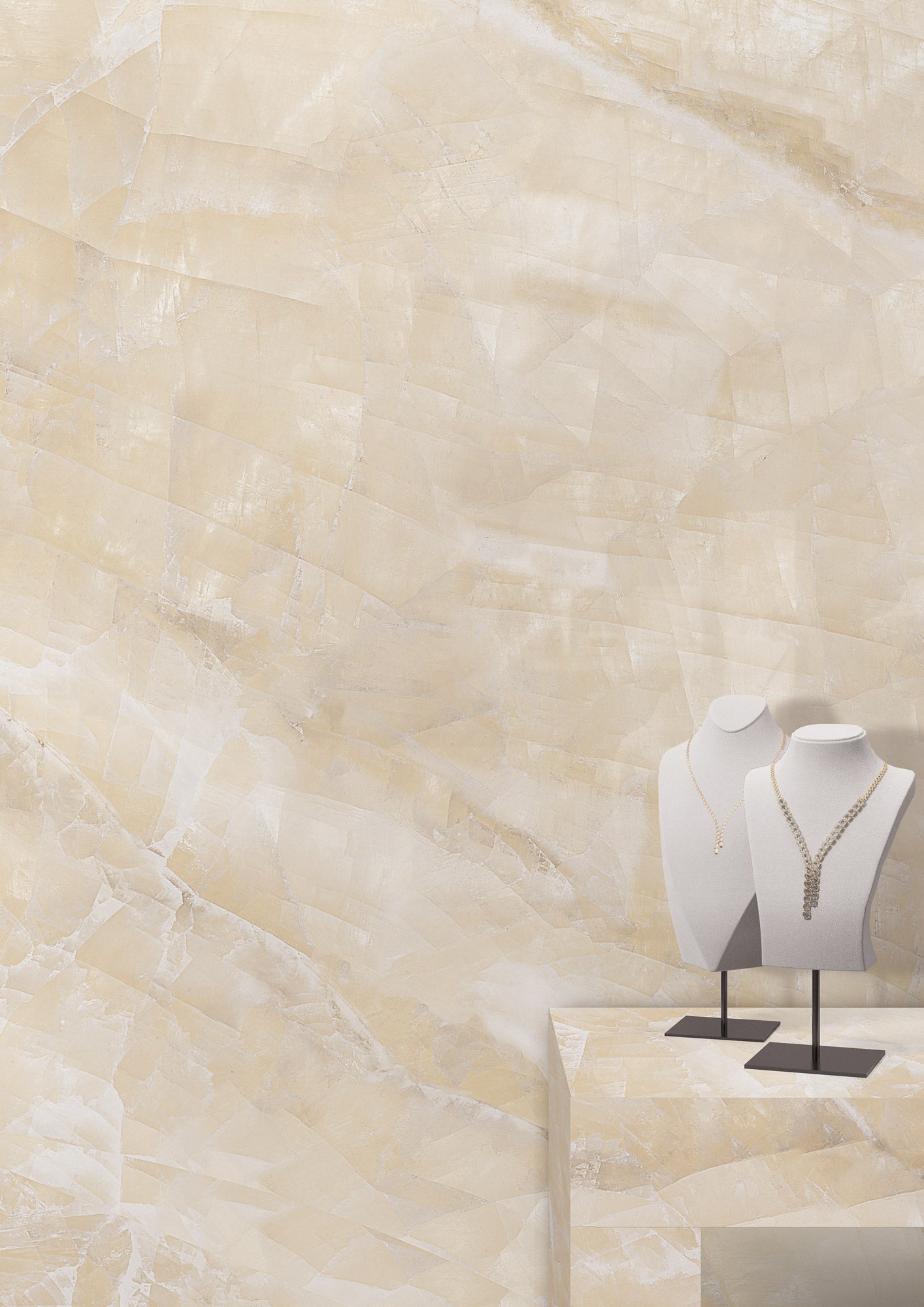 Marmi Ivory Gioiello Bookmatched (Full Lappato)