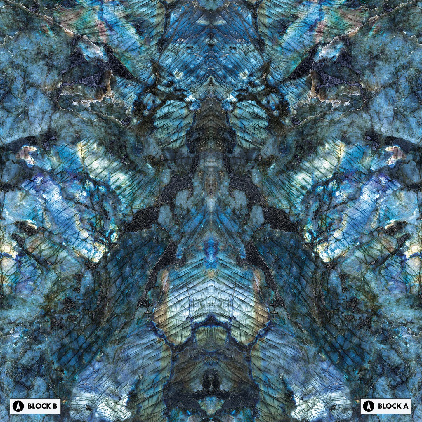 Marmi Level Labradorite Bookmatched (Lappato Matte)