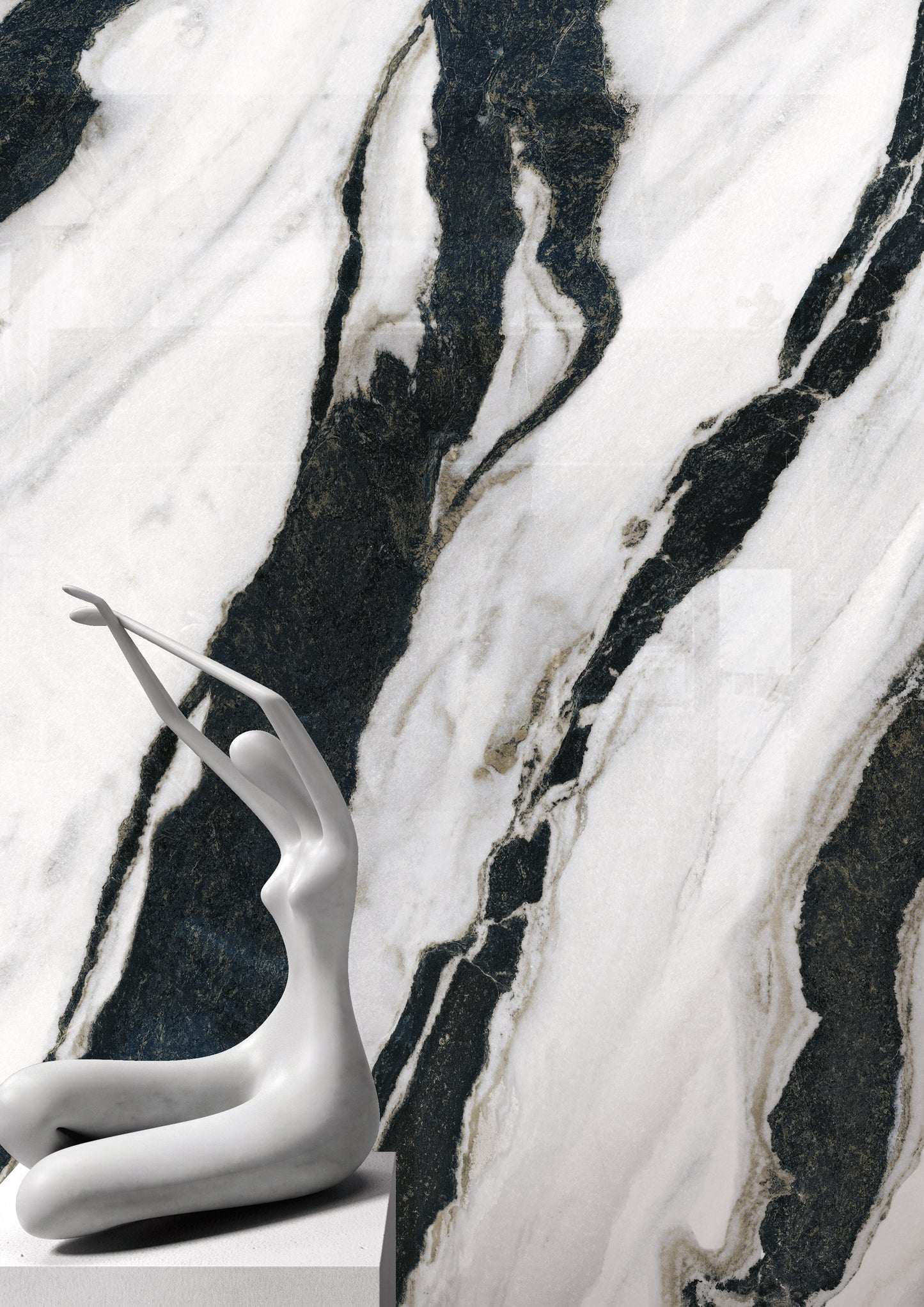 Marmi Panda Bookmatched (Lappato Matte)