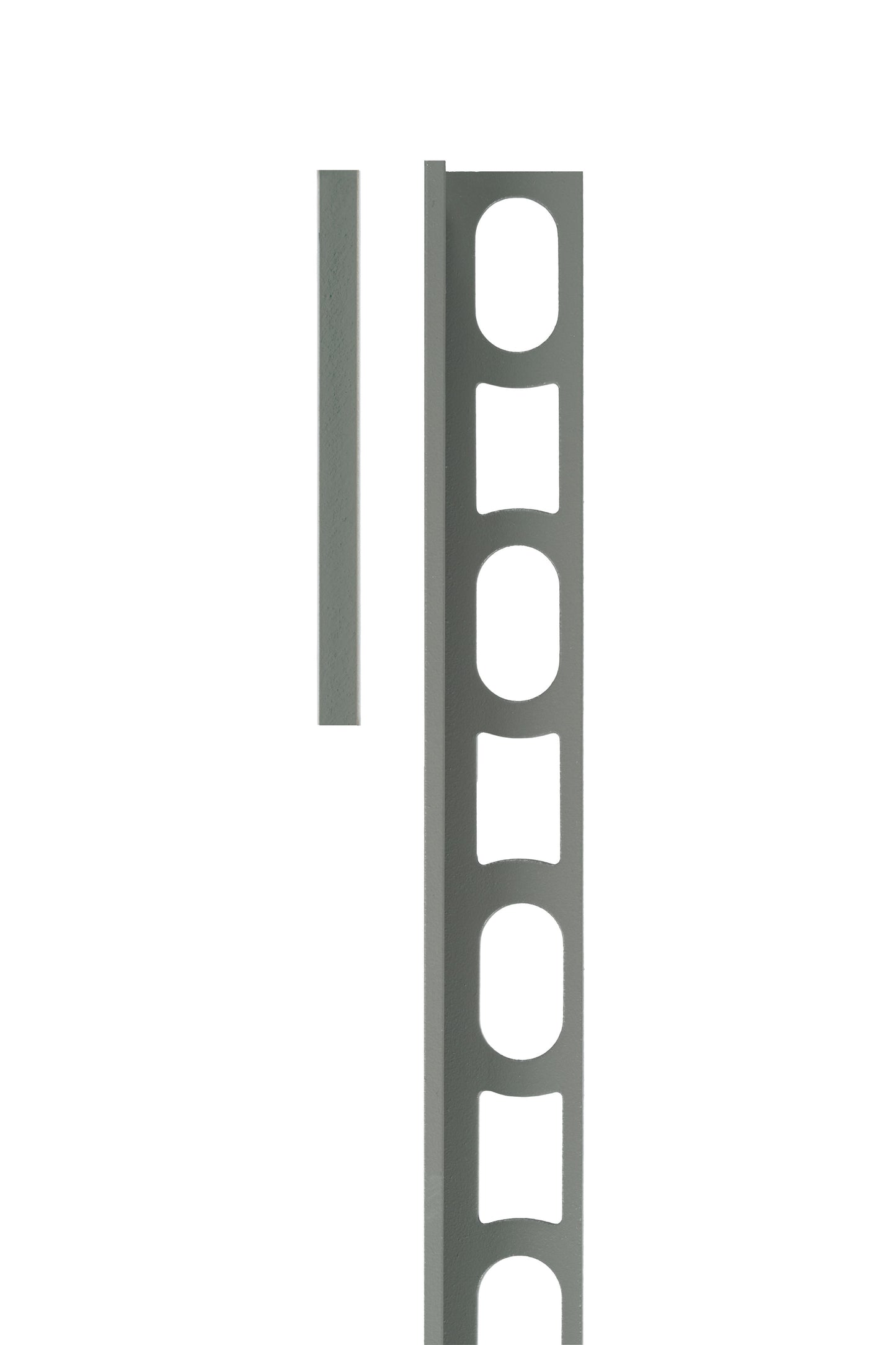 Mapei Color Proangle Cerfix Profilpas - Straight Edge Tile Trim - 113 Cement Grey - Aluminium