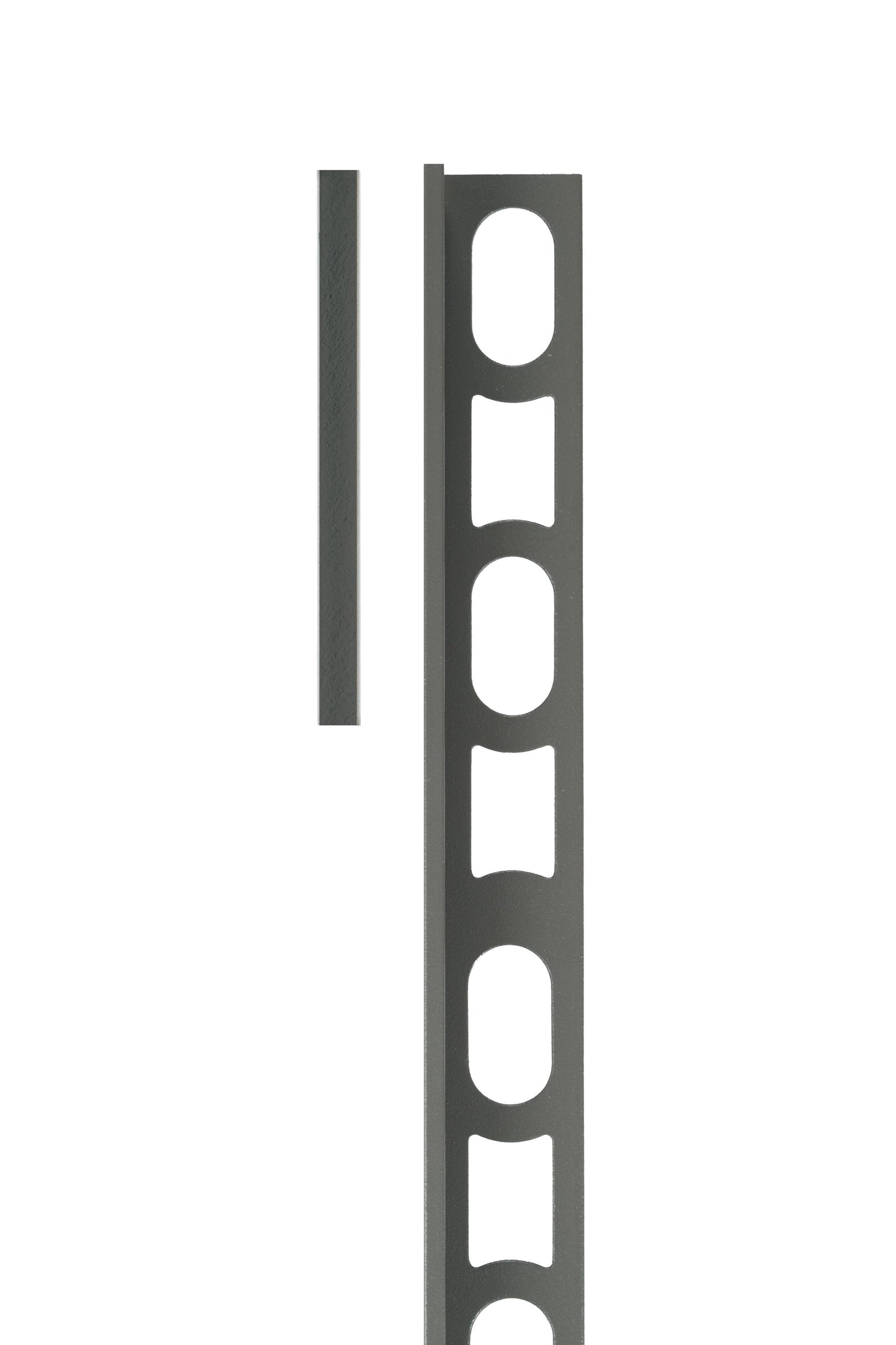 Mapei Color Proangle Cerfix Profilpas - Straight Edge Tile Trim - 114 Anthracite - Aluminium