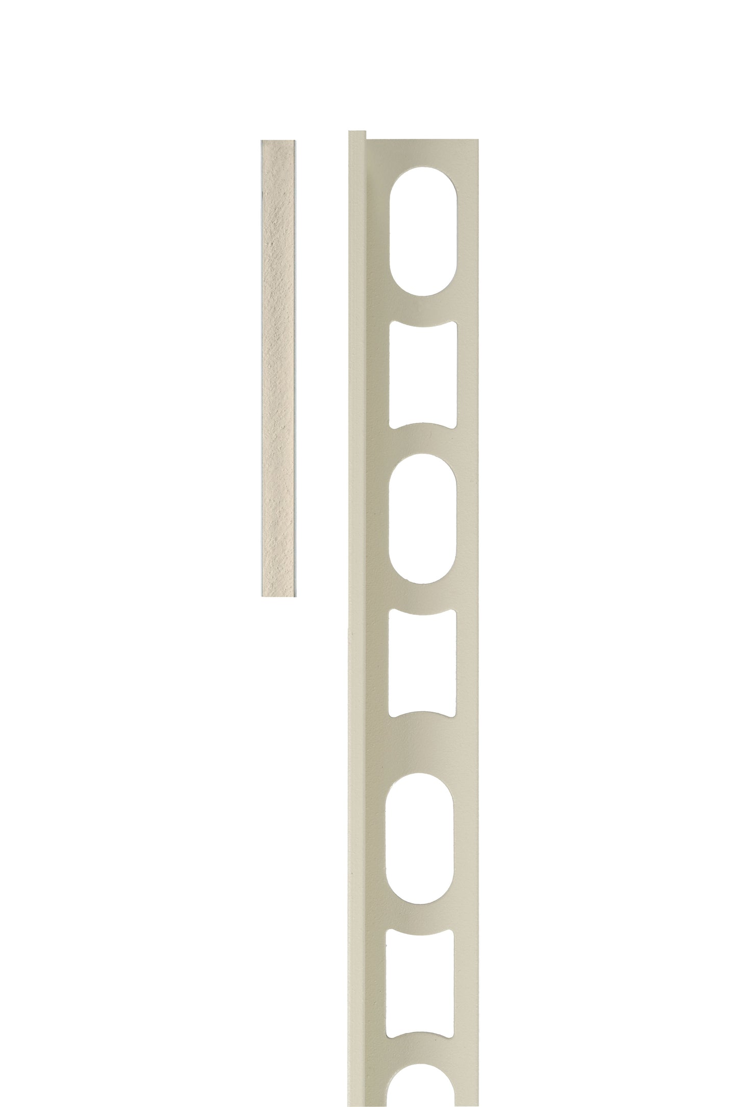 Mapei Color Proangle Cerfix Profilpas - Straight Edge Tile Trim - 130 Jasmine - Aluminium