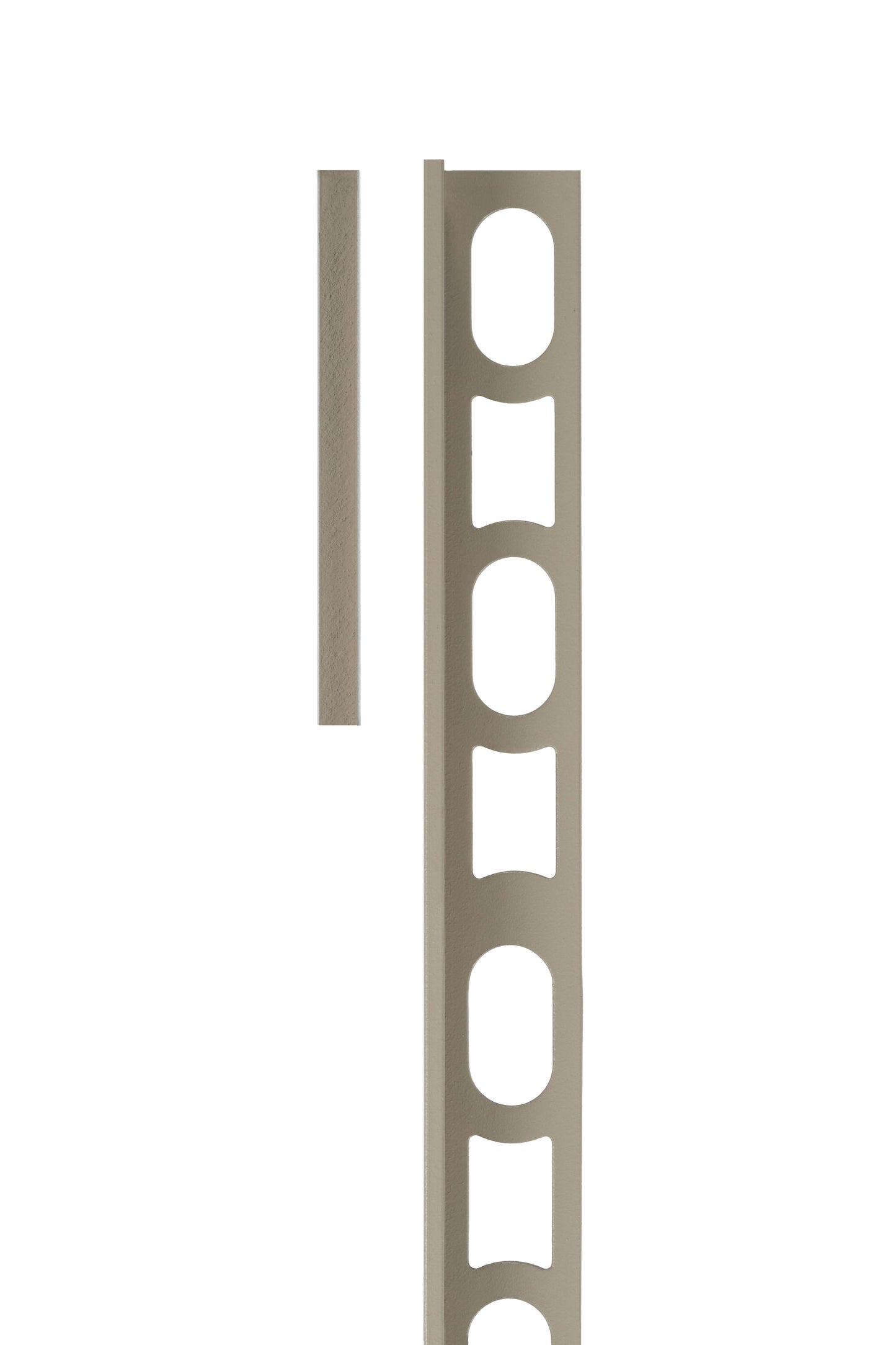 Mapei Color Proangle Cerfix Profilpas - Straight Edge Tile Trim - 133 Sand - Aluminium