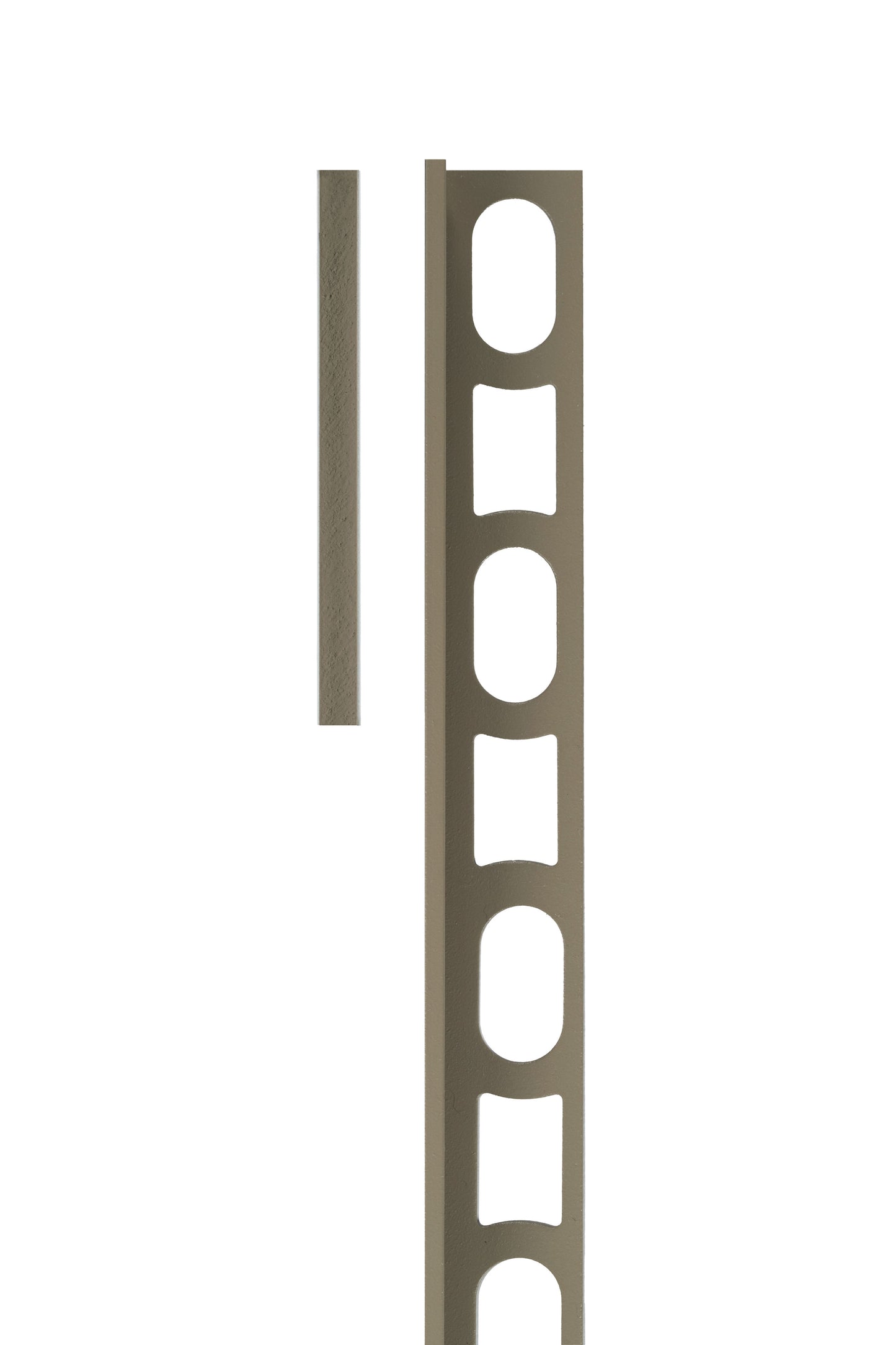 Mapei Color Proangle Cerfix Profilpas - Straight Edge Tile Trim - 134 Silk - Aluminium