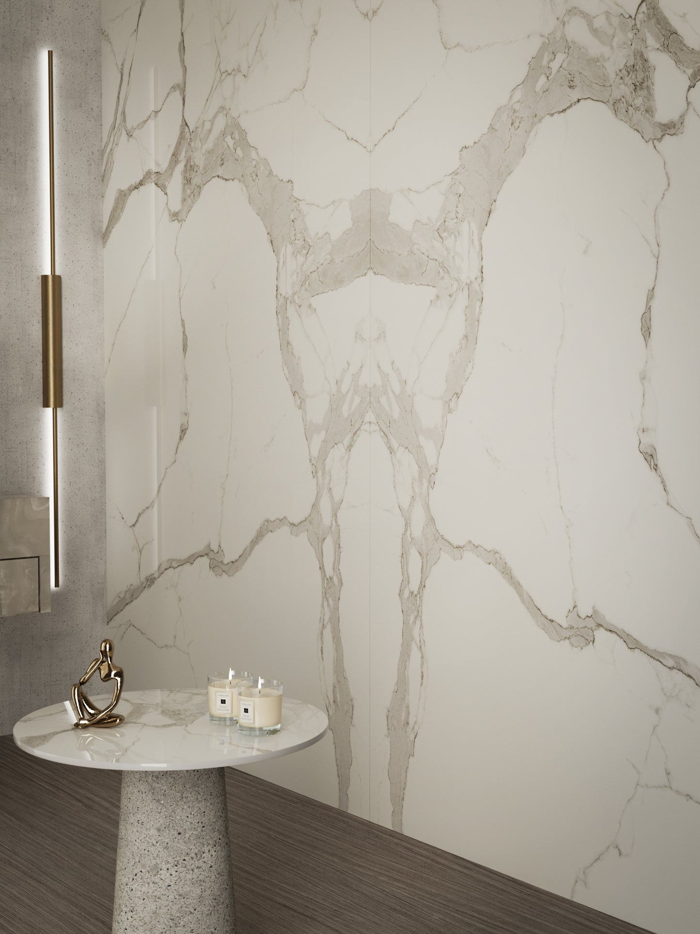 Marmi Marble Statuario Bookmatched (Glossy)