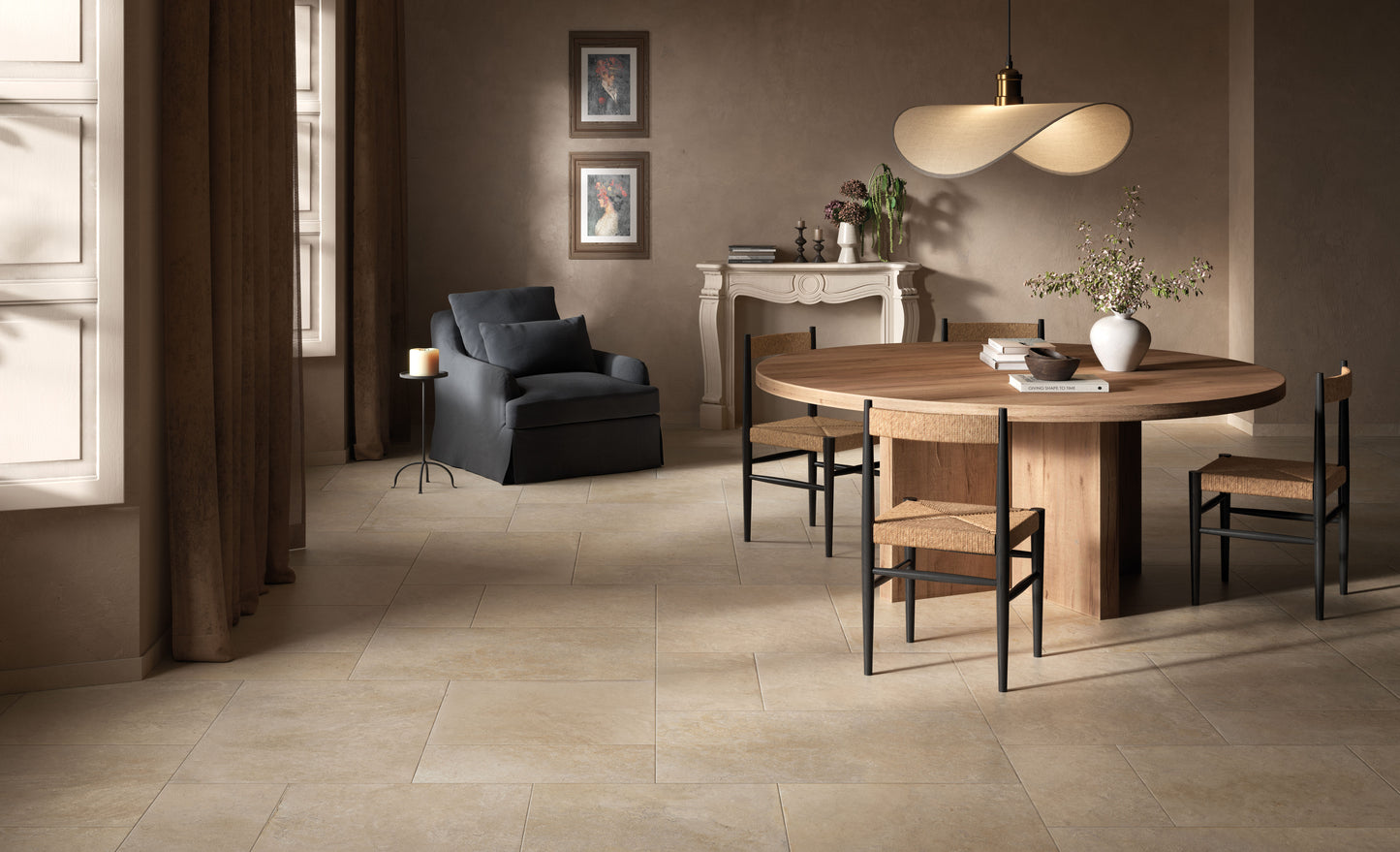 Provençal Stone Linen Matt