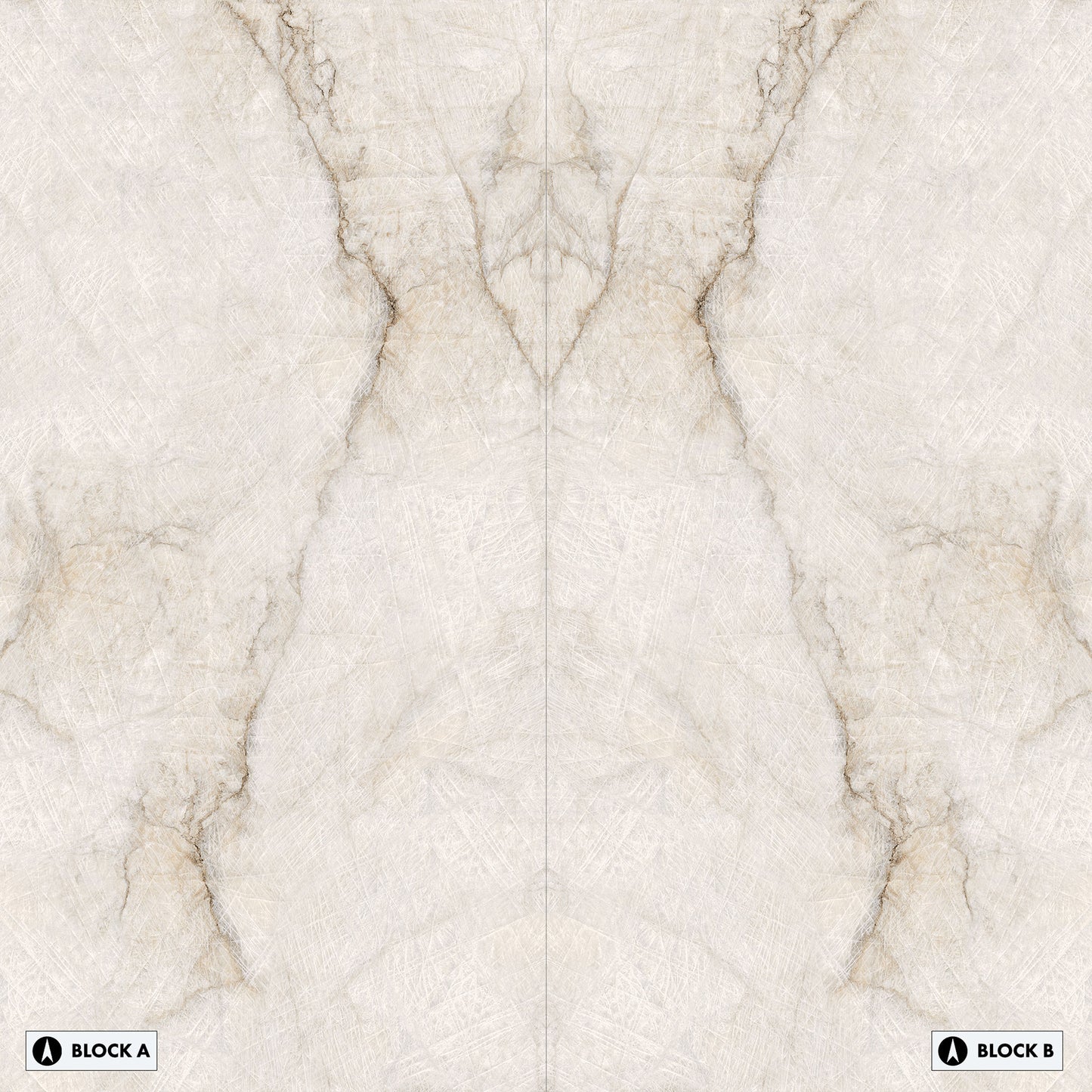 Marmi Quarzo Bookmatched (Naturale)