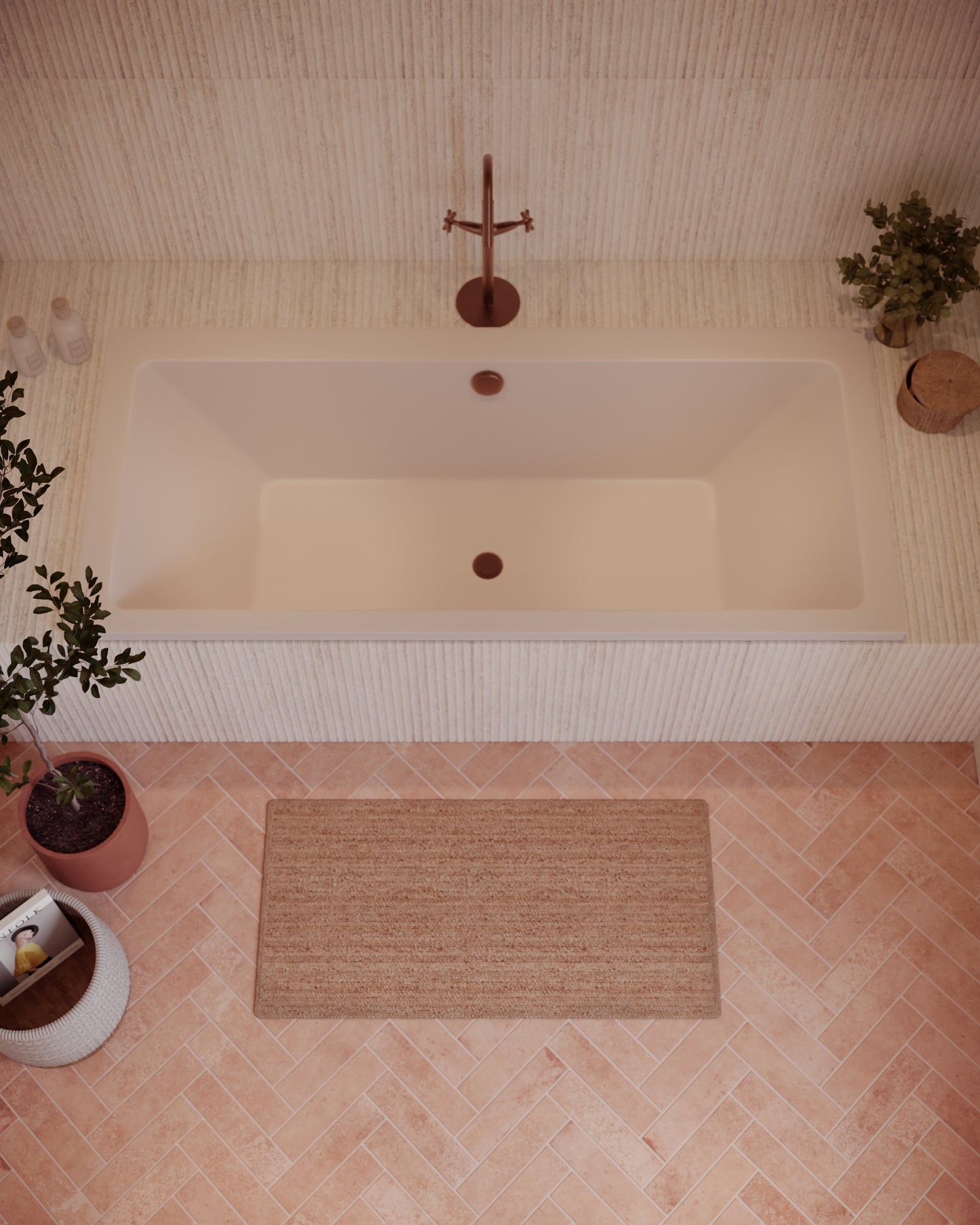 Kamien Milk Vein Cut Fluted