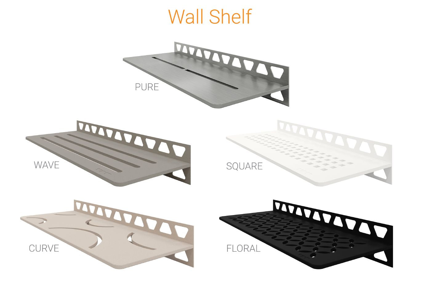 Schluter Shelf W S1 Wave Design