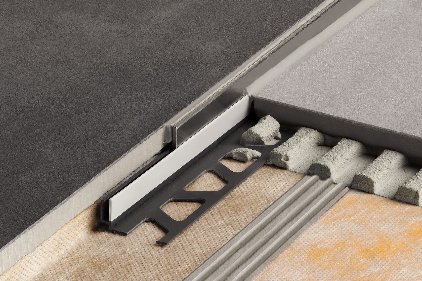 Shower Profile S - EB - Brushed Stainless Steel