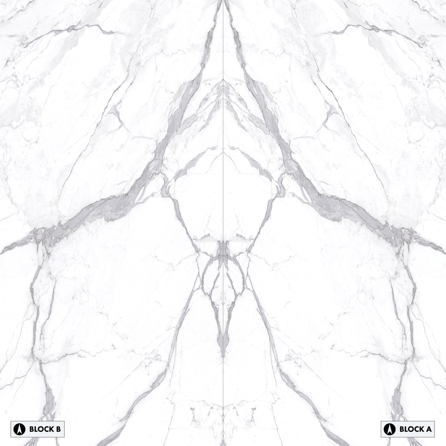 Marmi Statuario Extra Bookmatched (Full Lappato)