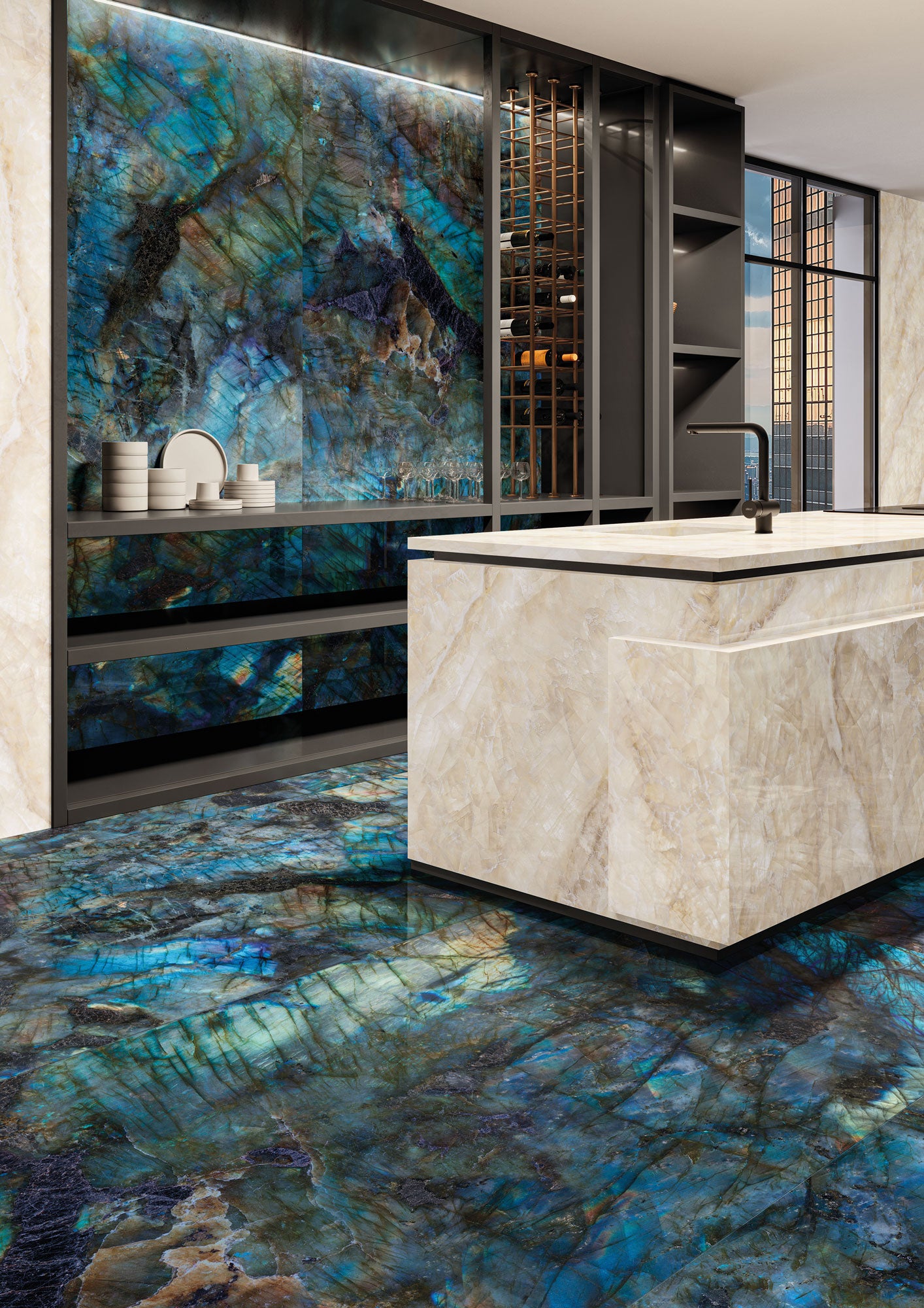 Marmi Labradorite (Full Lappato)