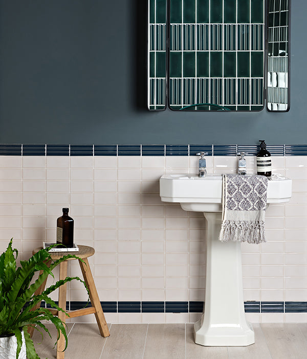 Tunstall Brick Deep White Gloss Finish