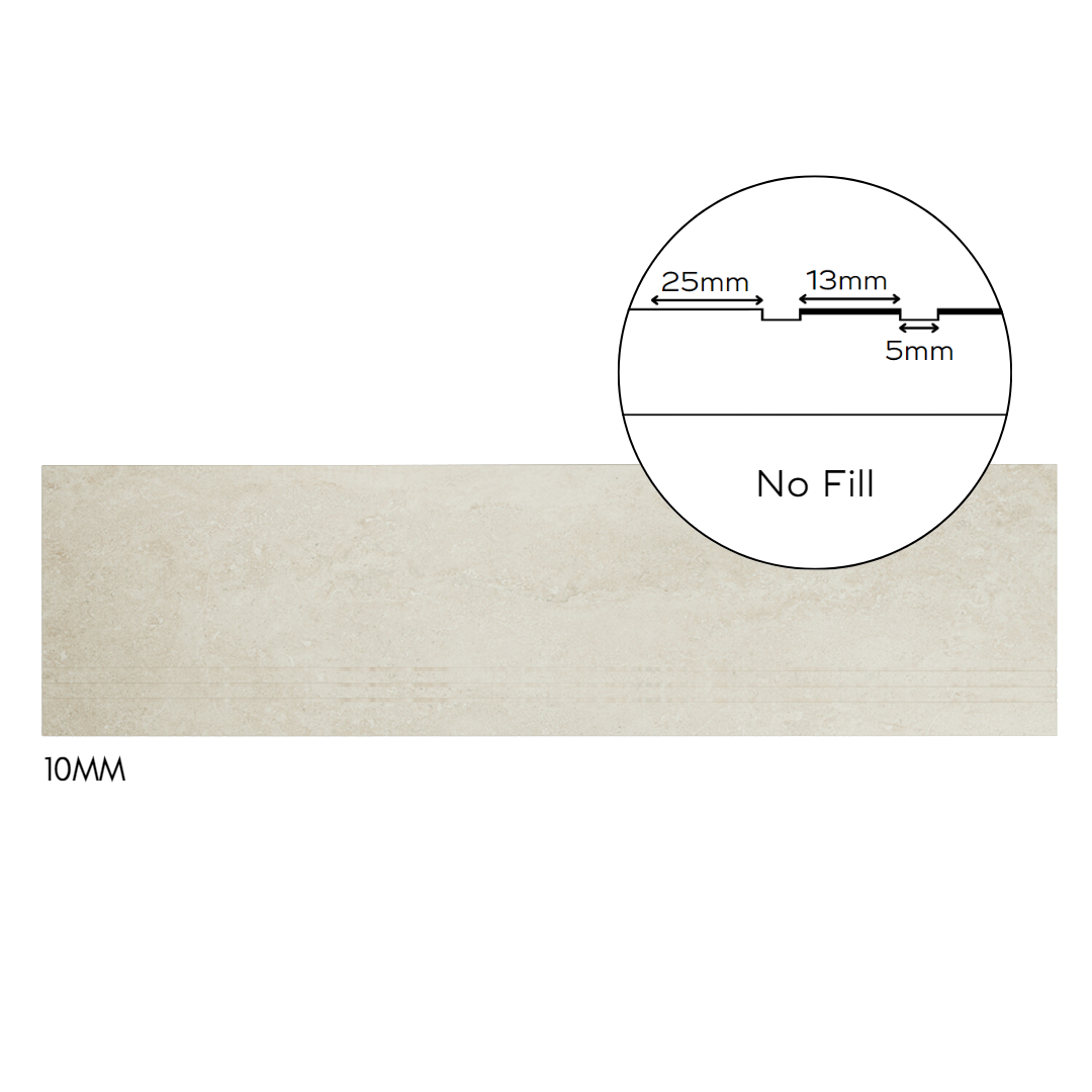 Bespoke Tile Step Fabrication - Mitre & Glued Profile (over 70mm lip height)