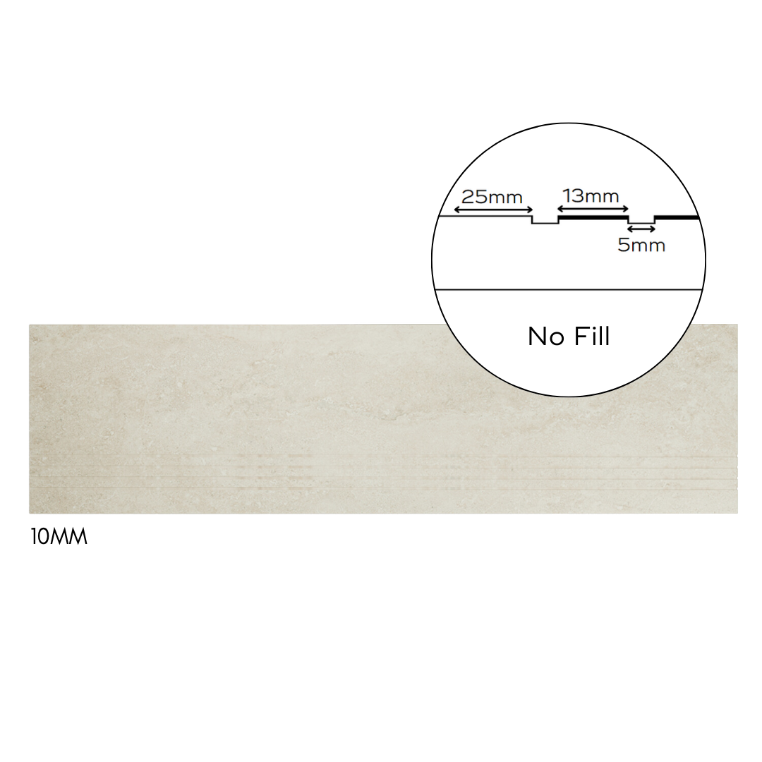 Bespoke Tile Step Fabrication - Mitre & Glued "Reinforced Mitre" Profile (over 70mm lip height)