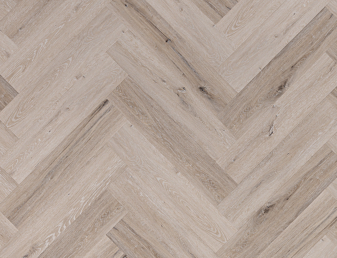 Kendal Whitewashed Grey Oak Herringbone 5/0.5mm Click SPC