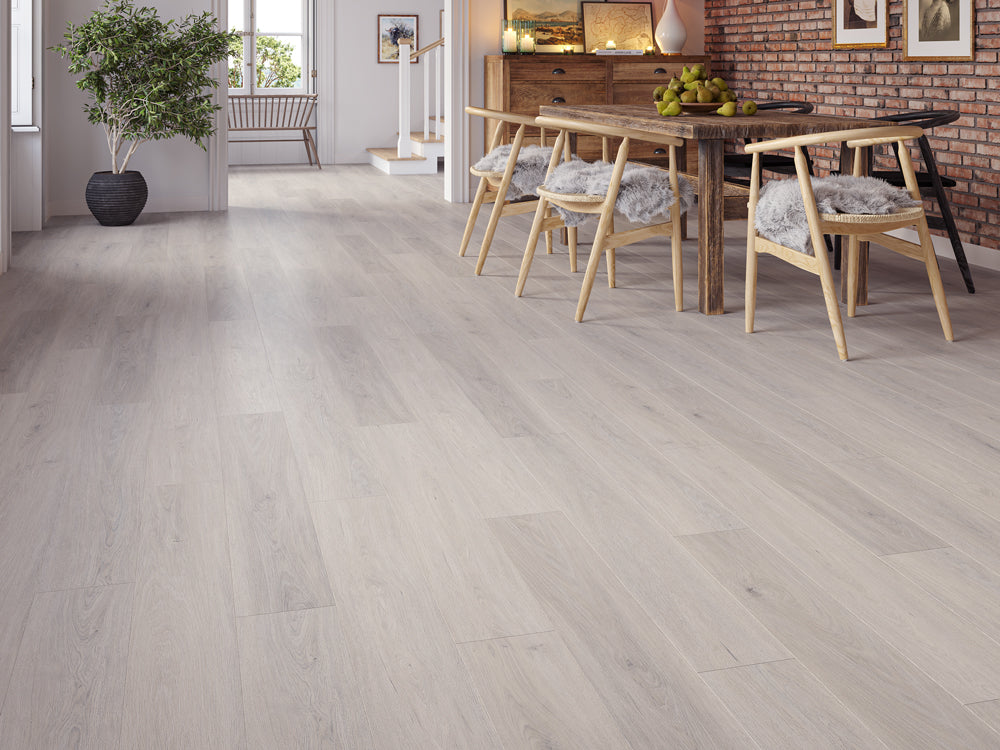 Benmore Light Grey Oak Plank 6.5/0.5mm Click SPC