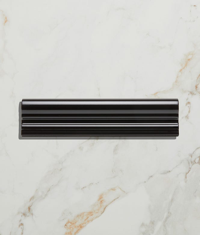 Architectural Mouldings Dado Black Gloss Finish