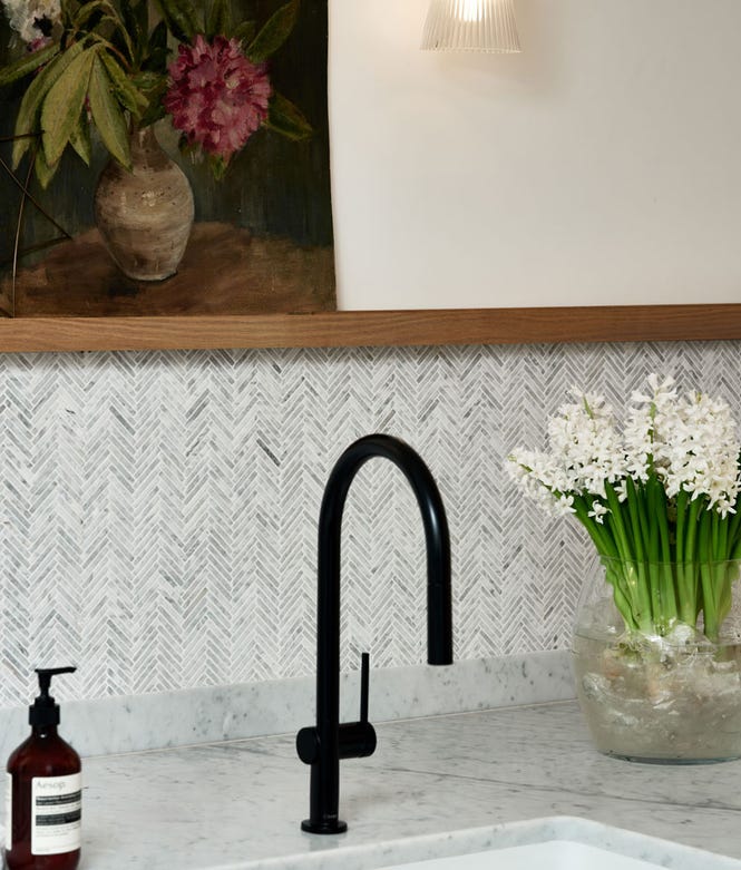 Athens Carrara Marble Tumbled Finish