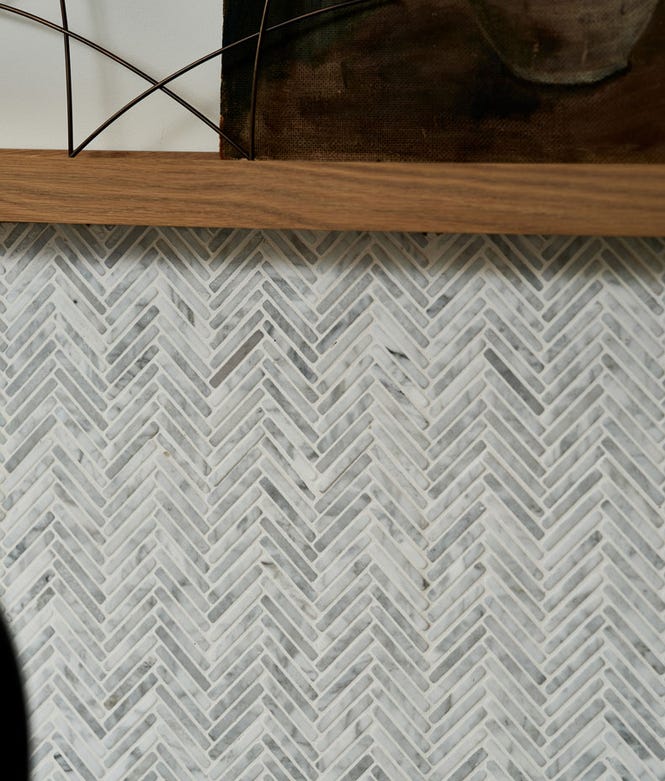 Athens Carrara Marble Tumbled Finish