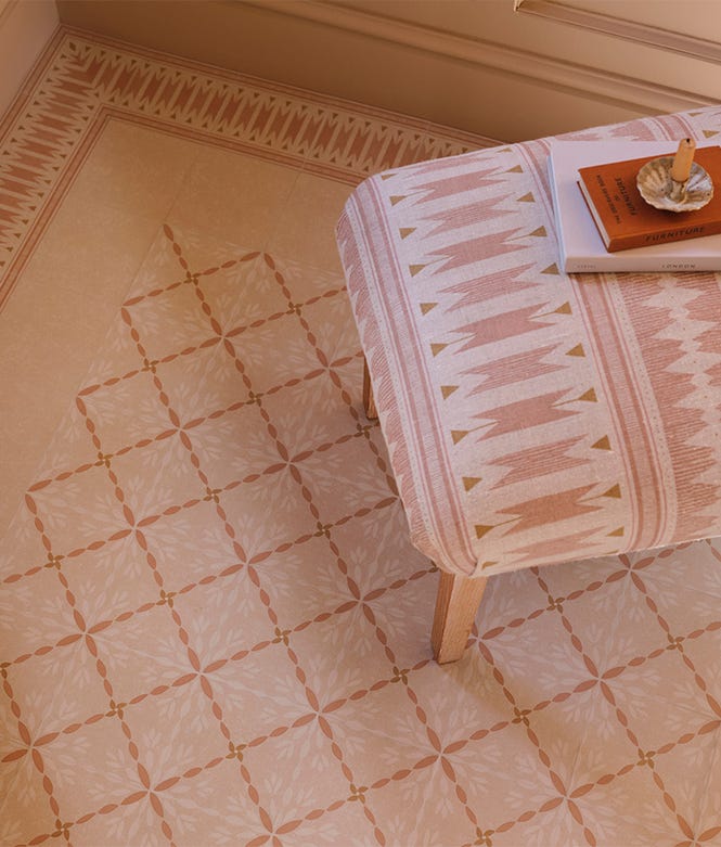 Aventuras Porcelain Ziggy Corner Terracotta