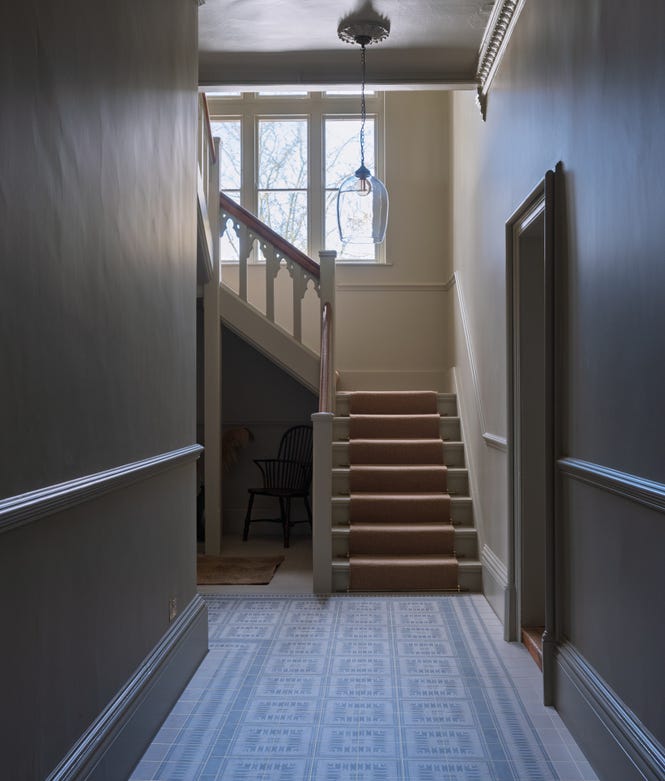 Aventuras Porcelain Ziggy Corner Blue