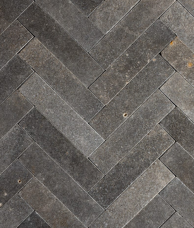 Corfe Limestone Parquet Tumbled & Etched Finish