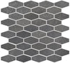 Crypto Large Hexagon Honed Marble Mosaic