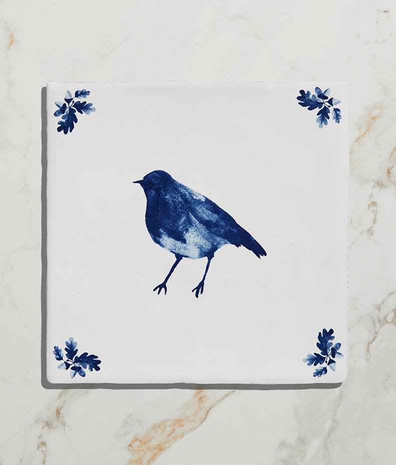 Dyrham Dairy Ceramic Robin Decor