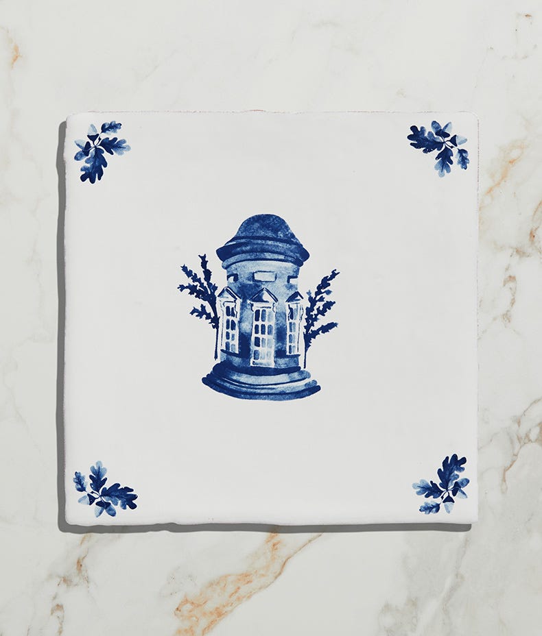 Dyrham Dairy Ceramic Rotunda, Croome Decor