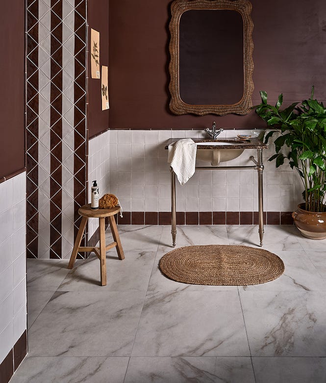 East Village Porcelain Bianco