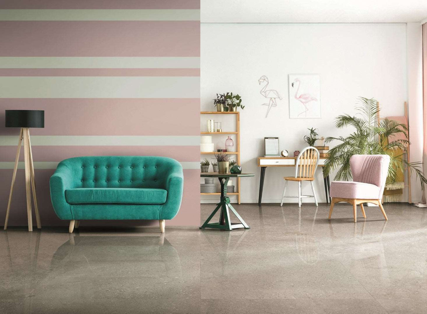 Calma Grey Limestone Polished