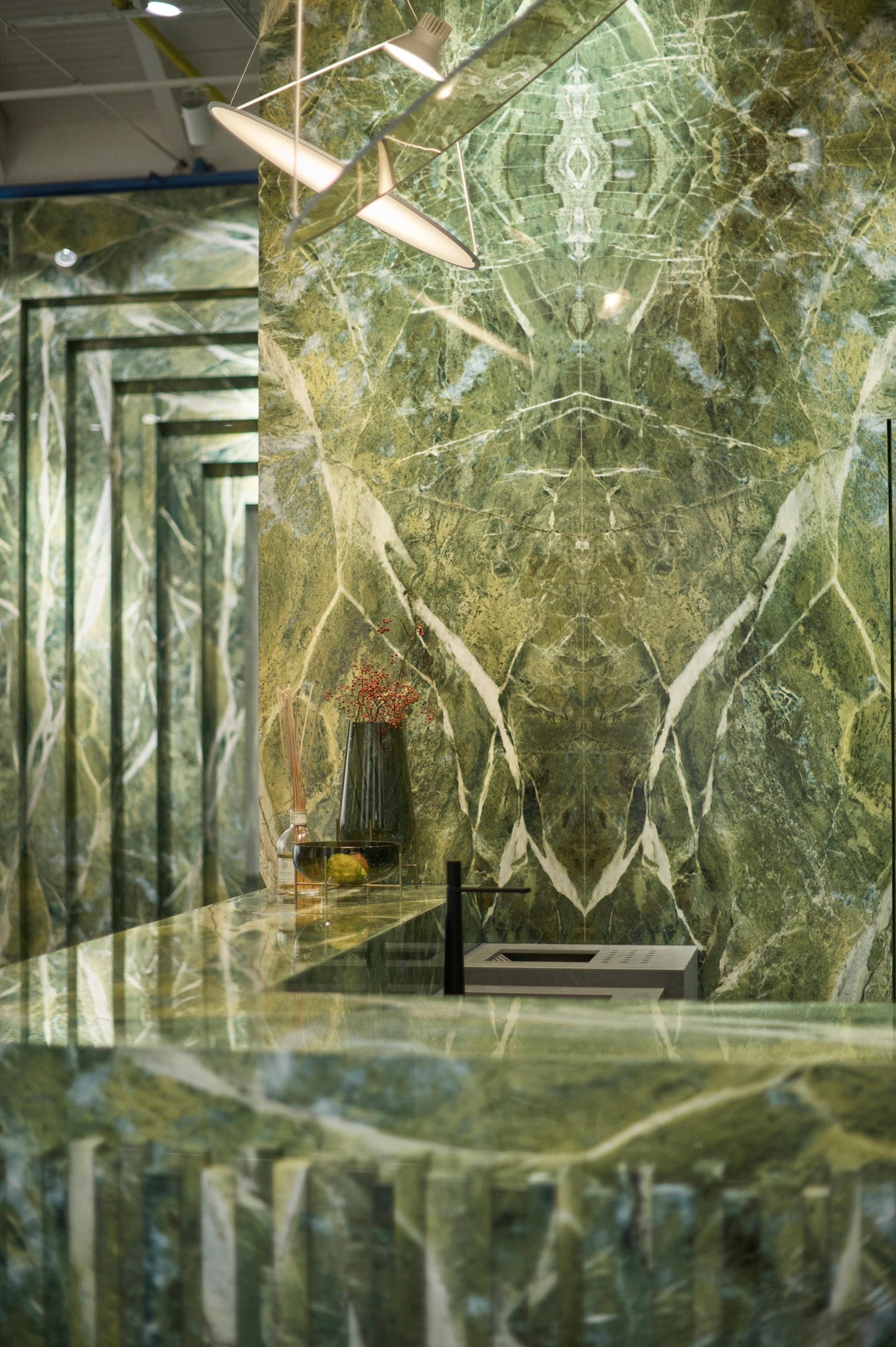 Marmi Irish Green Bookmatched (Full Lappato)