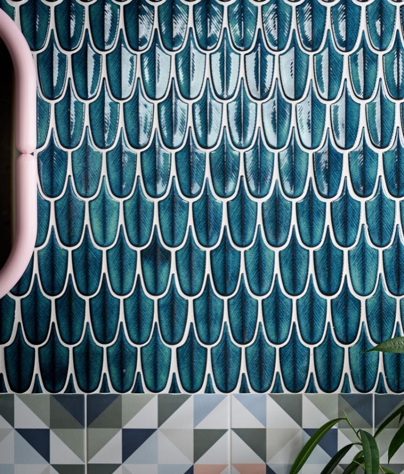 Preen Porcelain Mosaic Verdigris