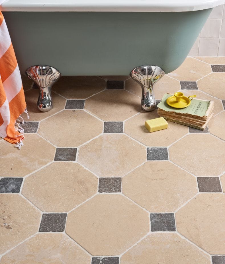 Lacock Limestone Octagons Heritage Finish