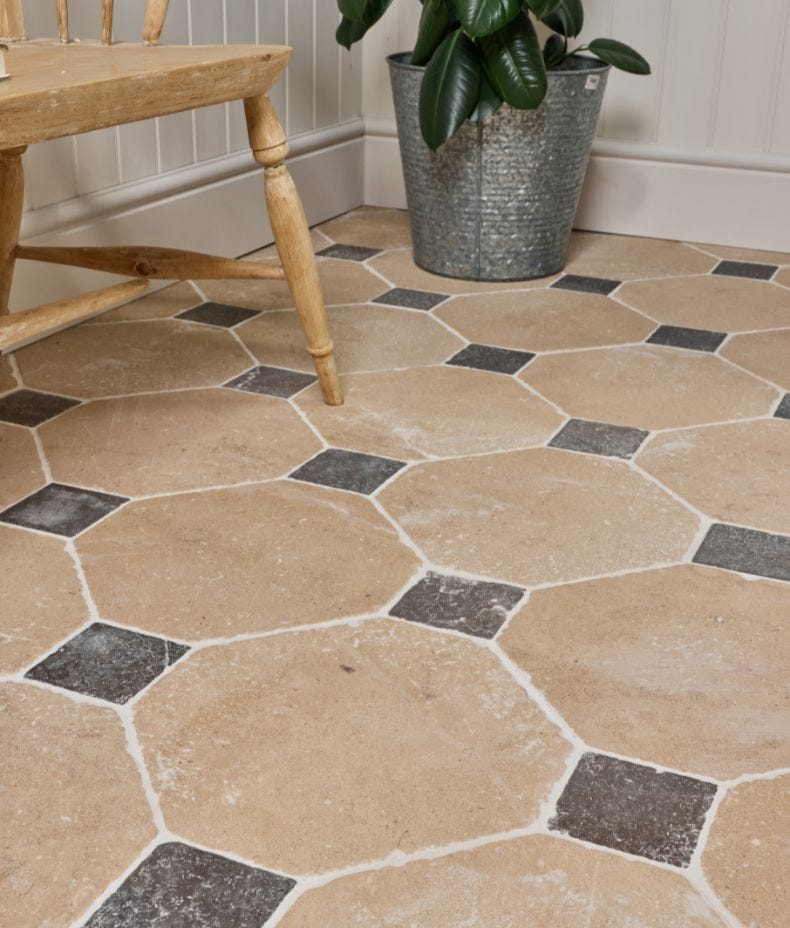 Lacock Limestone Octagons Heritage Finish