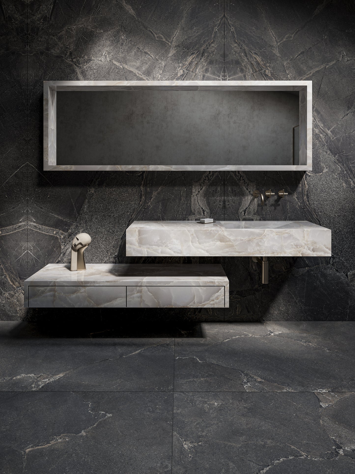 Pietre Infinita Stone Bookmatched (Brushed)