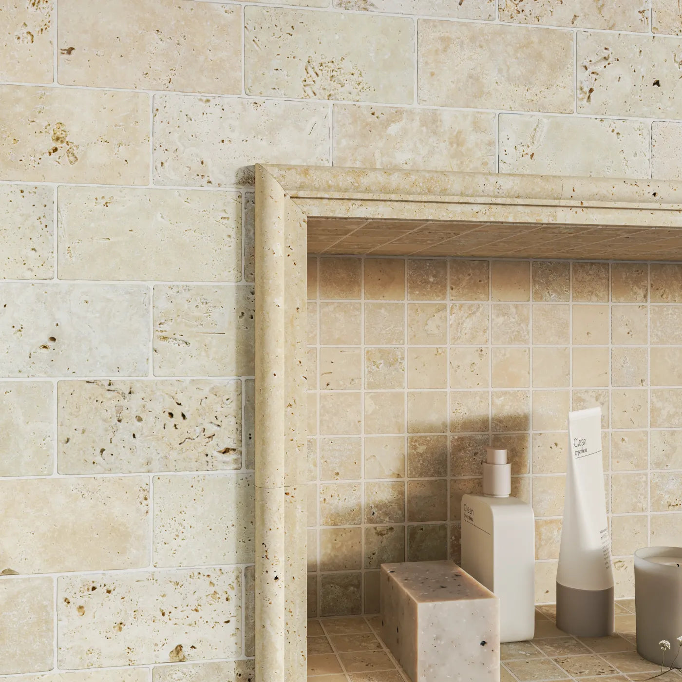 Lydia Classico Honed Travertine Dado Border