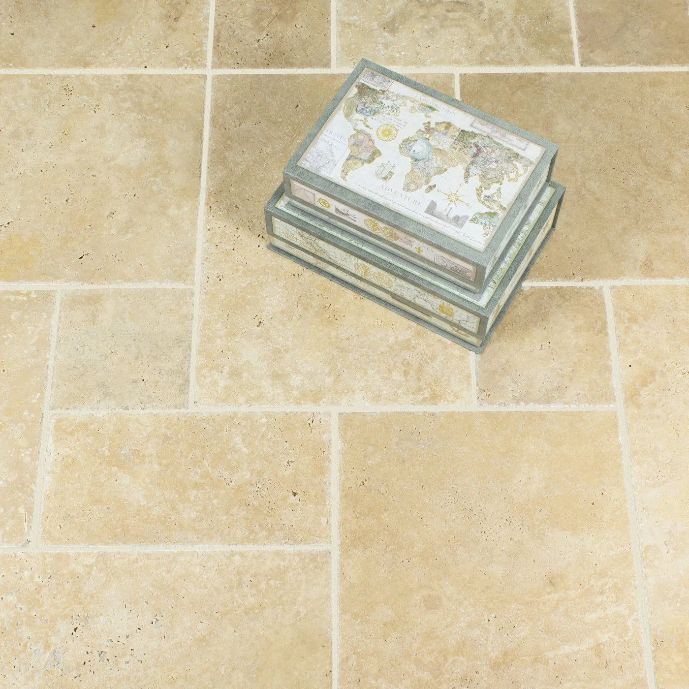 Lydia Classico Brushed & Chiselled Edge Travertine
