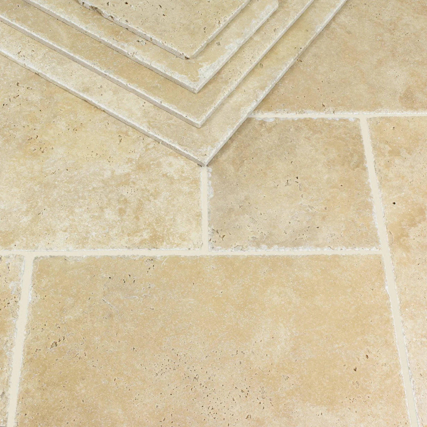 Lydia Classico Brushed & Chiselled Edge Travertine