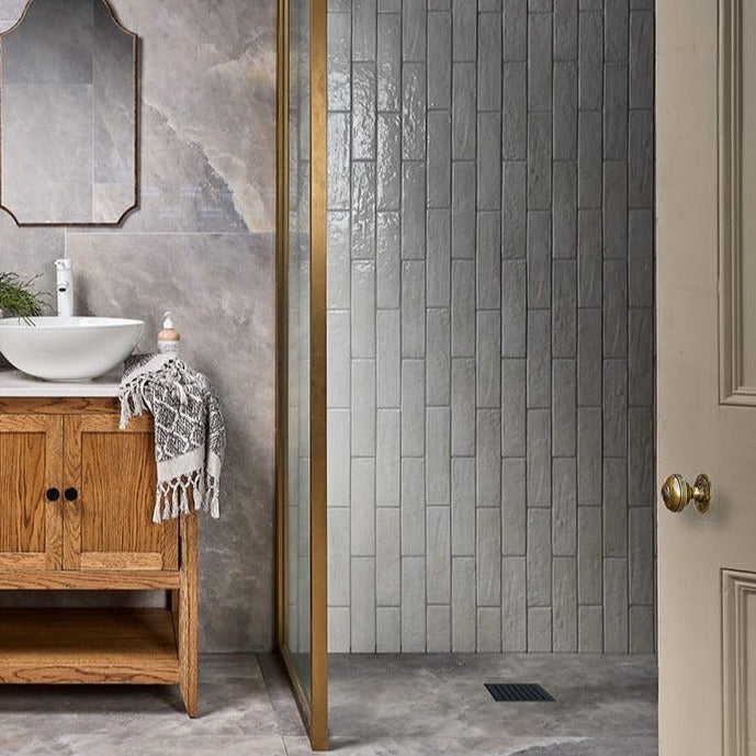 Marlborough Parquet Cotton White Gloss Finish