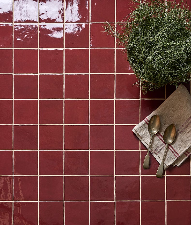 Maroc Porcelain Bordeaux