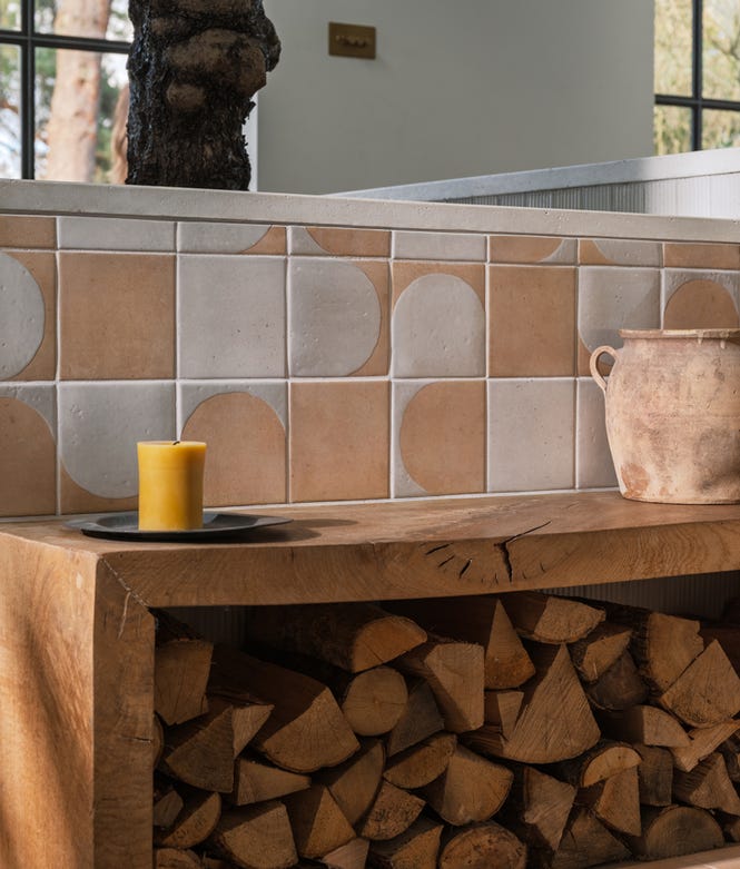 Menara Porcelain White Arches