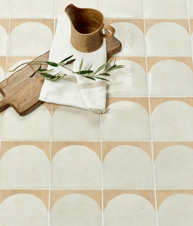 Menara Porcelain White Arches