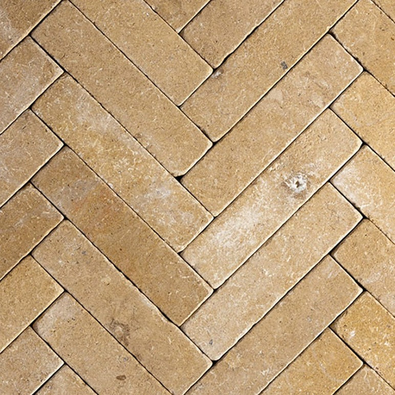 Buscot Limestone Parquet Tumbled & Etched Finish