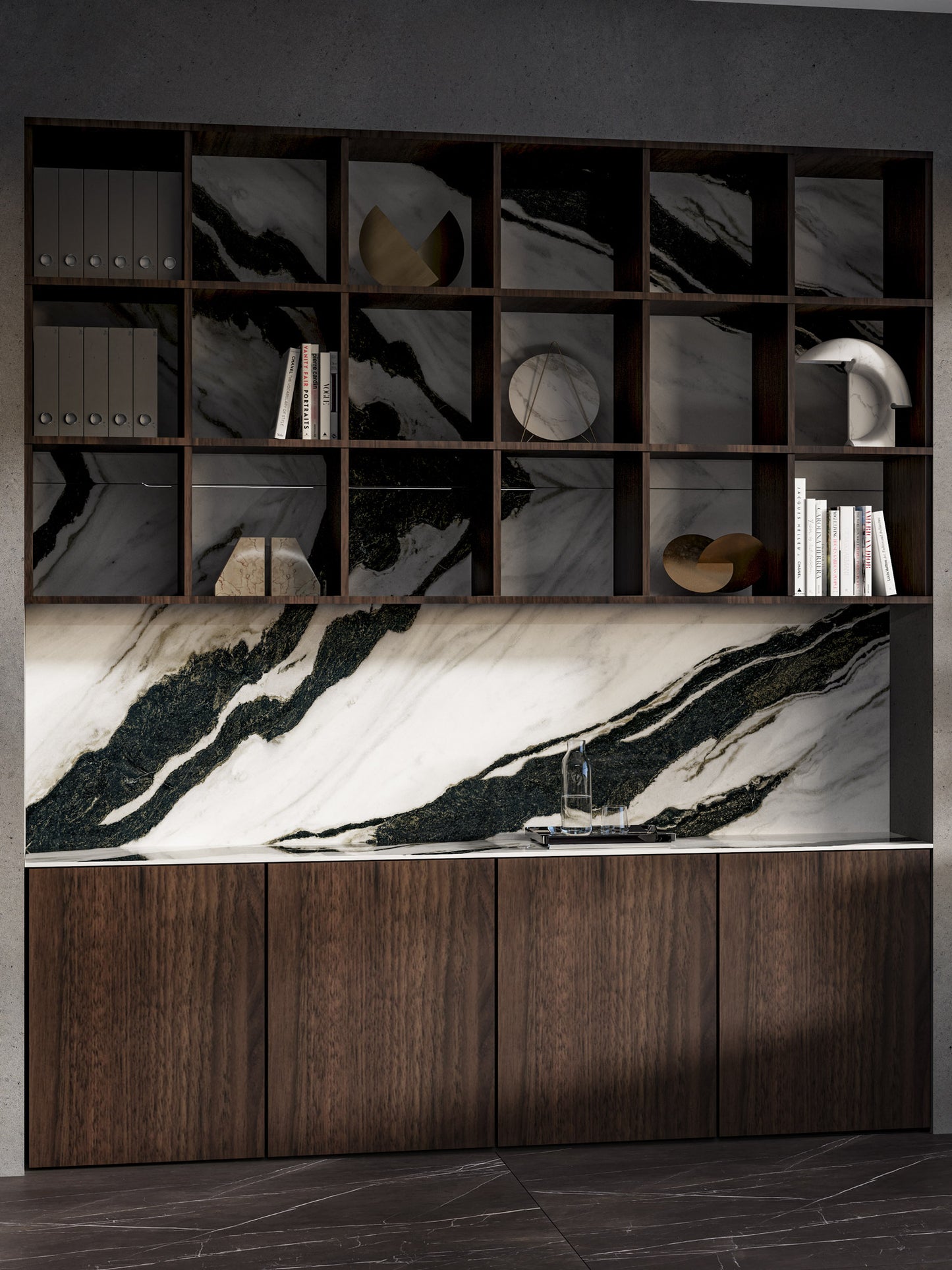 Marmi Panda Bookmatched (Lappato Matte)